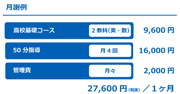 高校生料金例